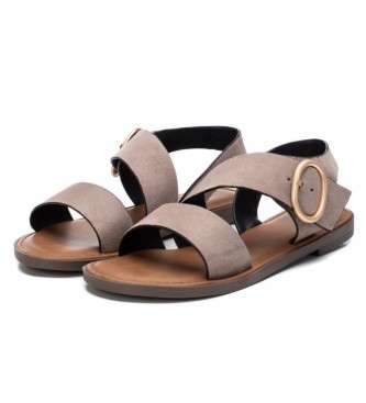 Xti Flat sandals 044867 gray