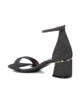 Xti Black sandals -Height 6cm heel