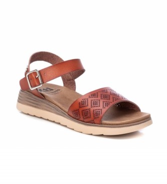 Xti Sandals with brown wedge