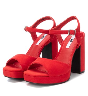 Xti Sandals 045291 red -Heel height 11cm