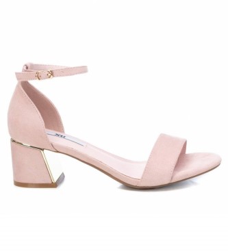 Xti Sandals with pink heel -Height heel 5cm