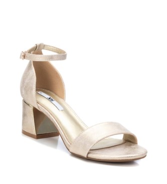 Xti Sandalias 045626 Dorado -Altura tacn 5cm-