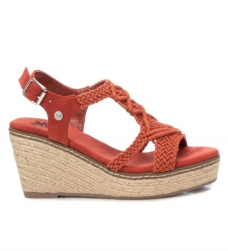 Xti Sandals 140872 red -Height wedge 10cm
