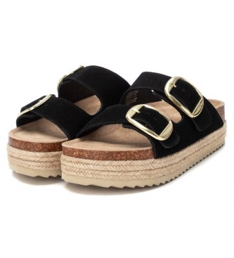 Xti Sandalias de Piel 141269 negro