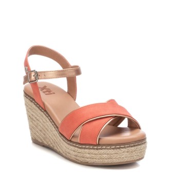 Xti Sandalias 141282 naranja -Altura tacn 9cm-