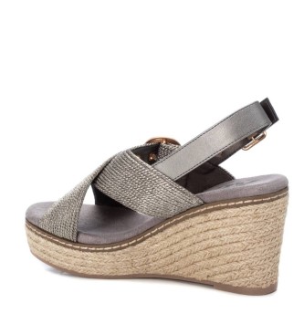 Xti Sandali 141411 grigio -Altezza tacco n 9cm-