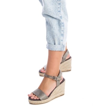 Xti Sandals 141420 grey -Heel height 9cm