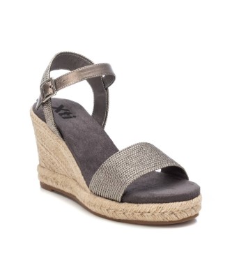 Xti Sandals 141420 grey -Heel height 9cm