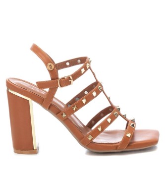 Xti Sandals 141428 brown -Heel height: 10 cm