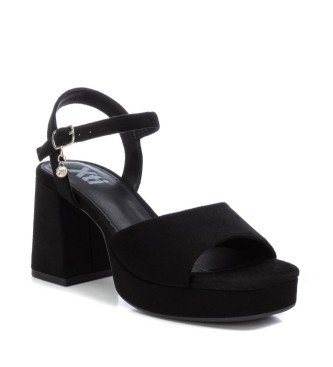 Xti Sandal Mrs Antelina Svart -Hjd Hl 7cm