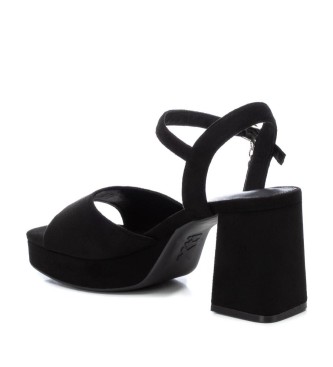 Xti Sandal Mrs Antelina Svart -Hjd Hl 7cm