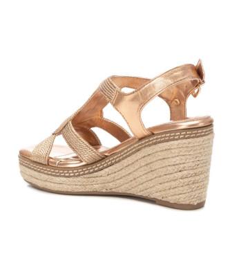 Xti Sandals 142320 brown -Height wedge 10cm