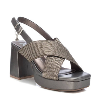 Xti Sandals 142338 grey -Height heel 8cm