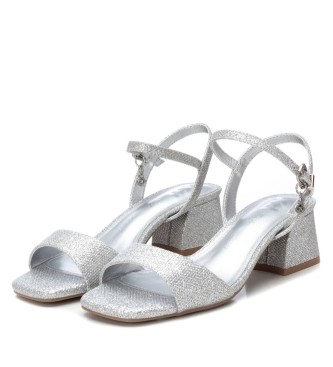 Xti Sandals 142346 silver -Heel height 5cm