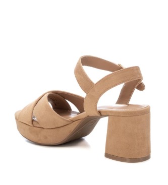 Xti Sandali in pelle 142359 beige