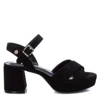 Xti Sandales 142359 noir -Hauteur du talon 7cm