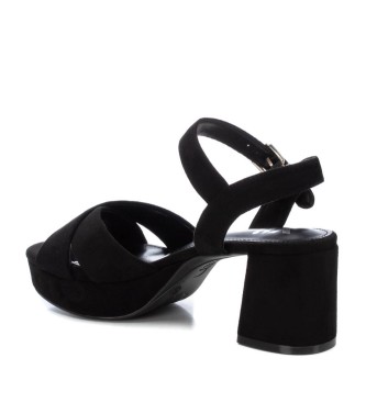 Xti Sandales 142359 noir -Hauteur du talon 7cm