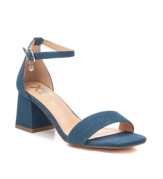 Xti Sandals 142661 blue -Heel height 6cm