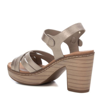 Xti Sandals 142733 silver -Heel height 8cm