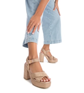 Xti Sandals 142741 brown -Height heel 9cm