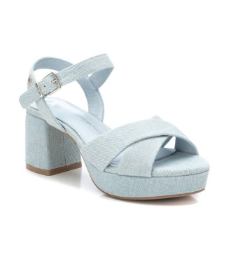 Xti Sandals 142766 blue -Height heel 7cm
