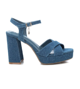 Xti Sandals 142767 blue -Height heel 9cm