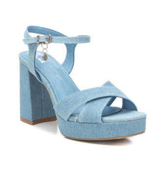 Xti Sandals 142767 blue -Height heel 9cm