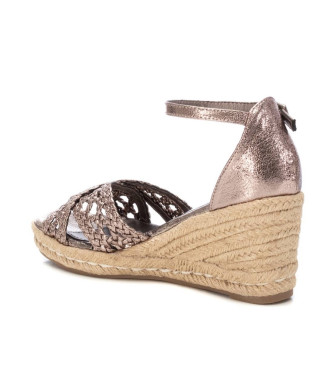 Xti Sandals 142774 grey -Height wedge 8cm