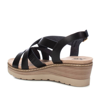 Xti Sandals 142776 black -Height wedge 5cm