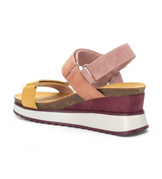 Xti Sandalias 142822 rosa -Altura cua 7cm-