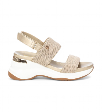 Xti Sandalen 142828 beige -Hoogte sleehak 5cm