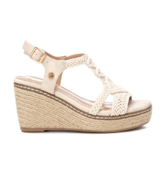 Xti Sandals 142834 white -Height wedge 8cm