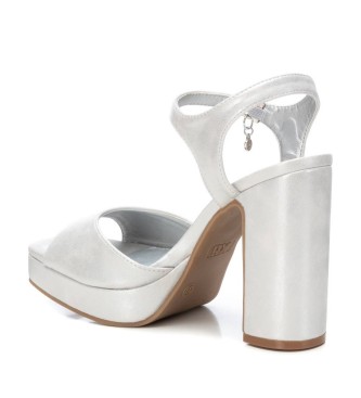 Xti Sandals 142837 silver -Heel height 9cm