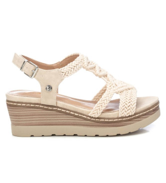 Xti Sandals 142838 white -Height wedge 6cm