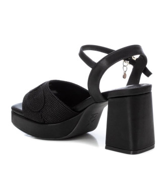 Xti Sandals 142845 black -Heel height 7cm