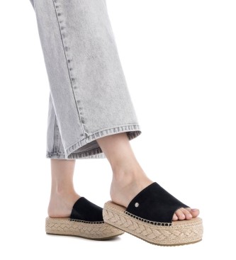 Xti Leren sandalen 143639 zwart