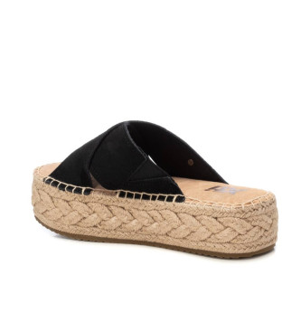 Xti Sandalias de piel 143640 negro