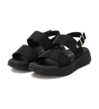 Xti Ledersandalen 143872 schwarz