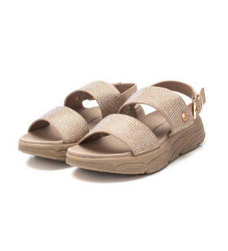 Xti Ledersandalen 143872 taupe