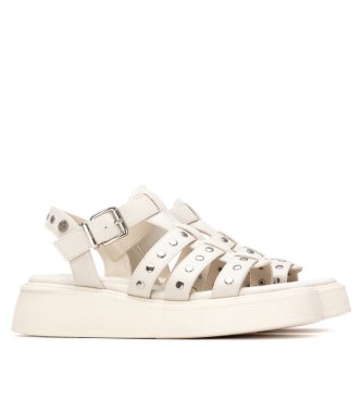 Xti Sand�lias 145238 branco-escuro