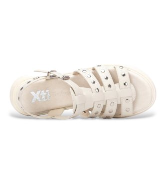 Xti Sand�lias 145238 branco-escuro
