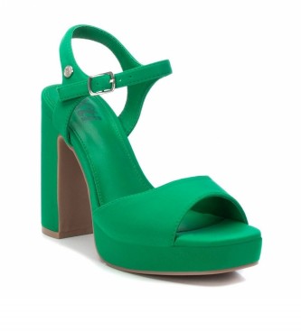 Xti Sandalias casual verde -Altura Tacn 11cm-