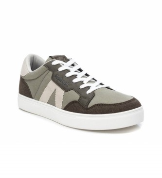 Xti Green combination sneakers