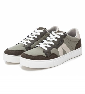 Xti Green combination sneakers