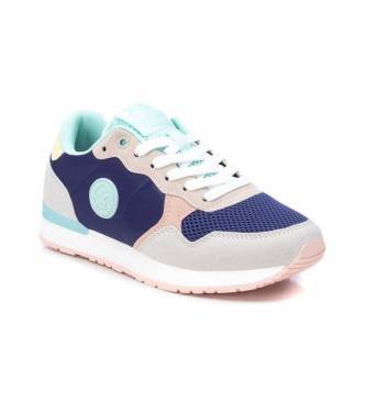 Xti Multicolored sneakers, navy