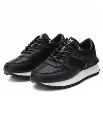 Xti Sneakers with different textures black