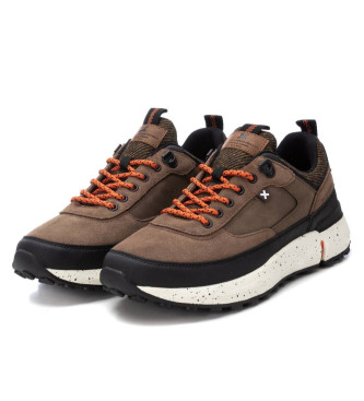 Xti Leren sneakers 143171 bruin