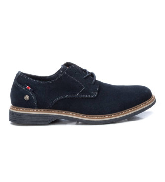 Xti Buty skórzane 143267 navy