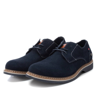 Xti Buty skórzane 143267 navy