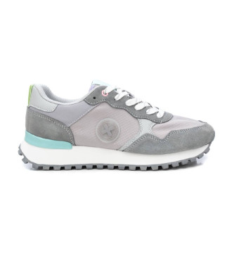 Xti Leder Turnschuhe 143594 grau